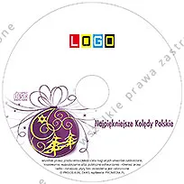 Purpurowa ozdoba ze złotym księżycem, płyta