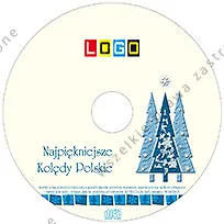 Niebieski trójlas ze śnieżynką, płyta
